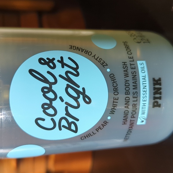 VS Pink Cool & Bright Body Wash Lotion Pear Orchid Orange Lot of 2 NEW NWT Nice - Picture 2 of 11